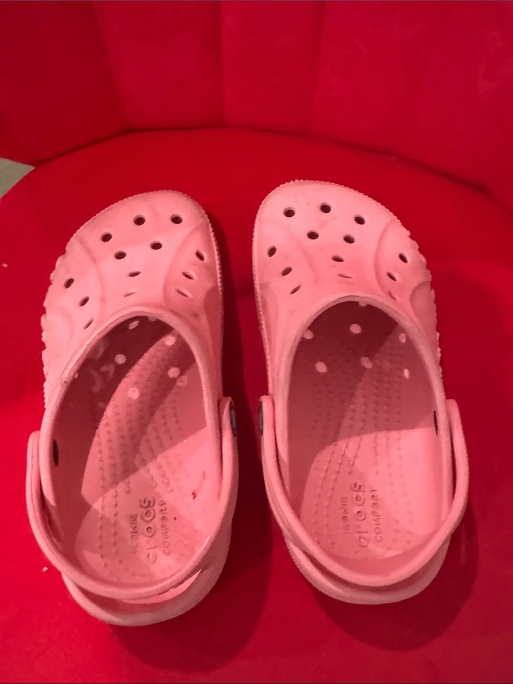 CROCS Kids Light Pink Classic Clog Sandals